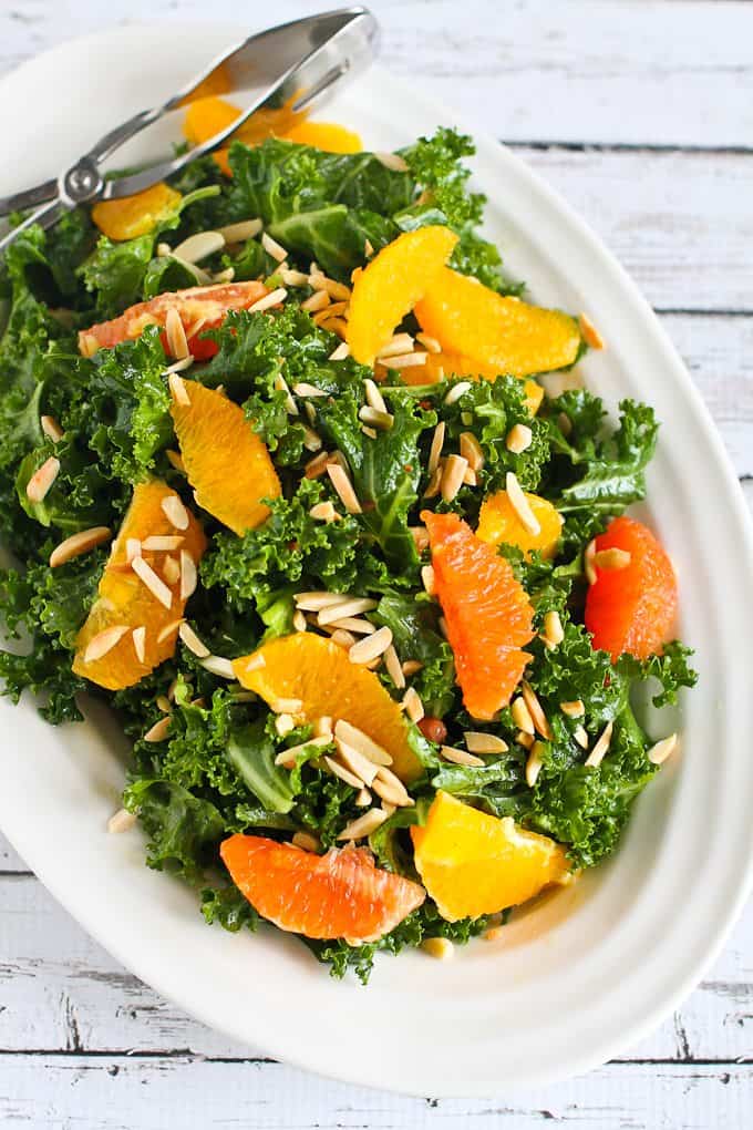 Kale, Toasted Almond & Orange Salad Recipe + 5 Other Salad Recipes