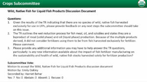 Liquid Fish Products Discussion