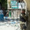 Police forces take part in an operation against powerful gangs in the city center near the National Palace in Port-au-Prince on July 9, 2024