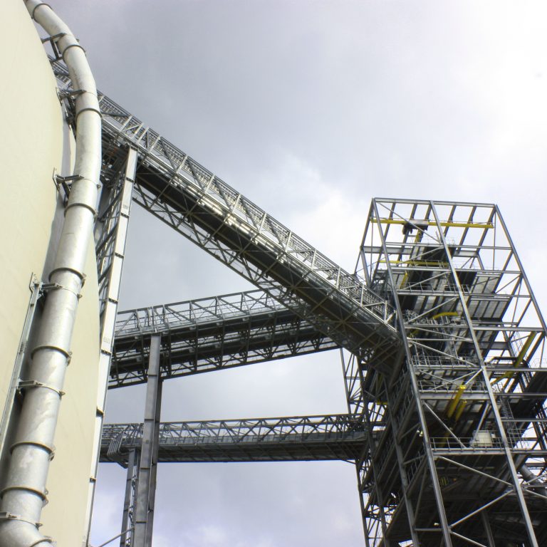 Biomass dome at Drax Power Station