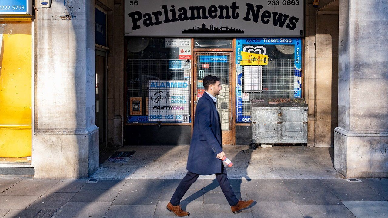 Parliament News Newsagents in Westminster.