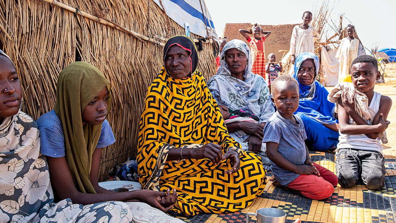 Sudanese refugees in Chad