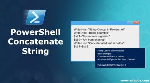 PowerShell Concatenate String