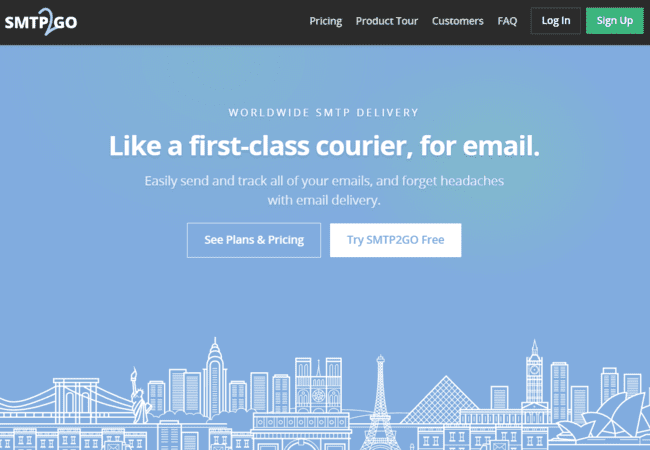 SMTP2GO email service provider for high email deliverability