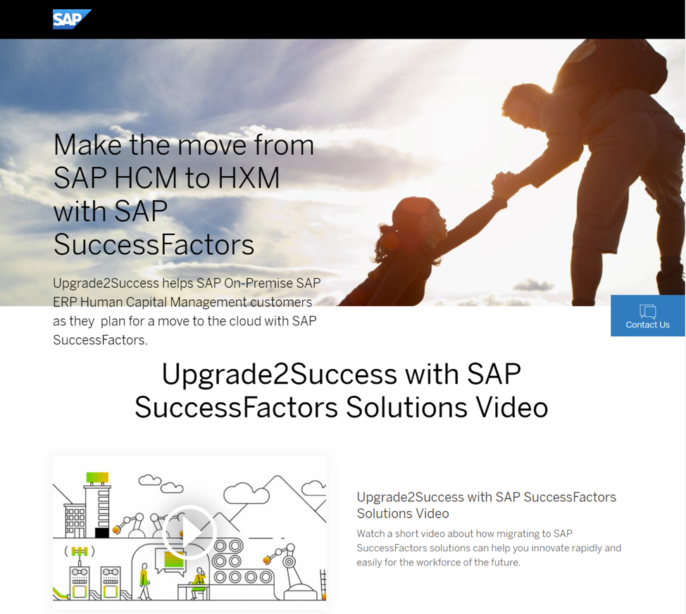 make the move from SAP HCM to HXM with SAP SuccessFactors