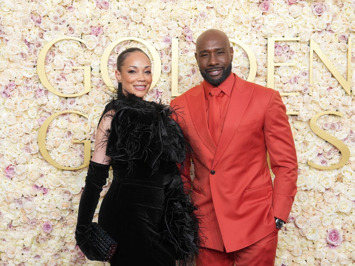 Pam And Morris Chestnut Showed Up And Showed Out For Their First Golden Globes