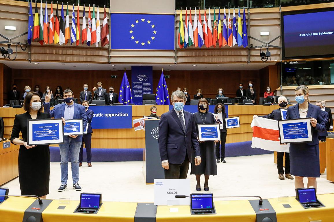 Sakharov Prize for Freedom of Thought Award Ceremony 2020