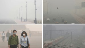 In pictures| Delhi’s air quality plummets: National Capital gasping for breath as AQI dips to ‘severe plus’ category