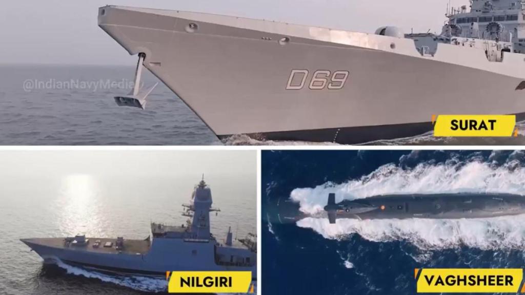 Indian Navy, Nilgiri, Project 17A stealth frigates, Vagsheer, Mazagon Dock Shipbuilders Limited, Kalvari-class Project 75, MH-60R, Kalvari-class Project 75