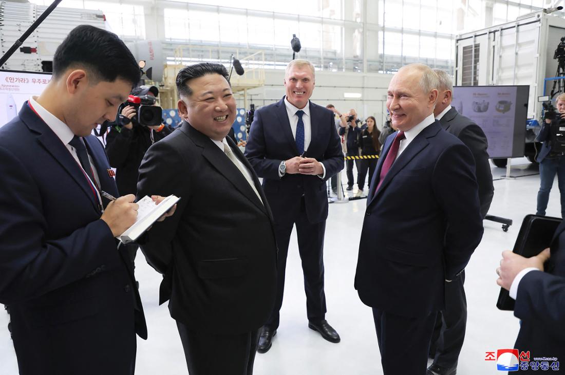 Putin und Kim in Russland