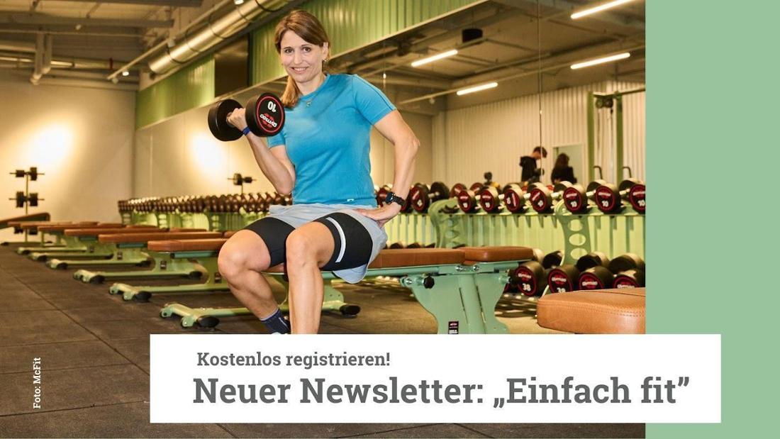 Alexandra Grauvogl im Fitnessstudio