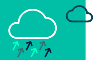 DDos mitigation cloud graphic