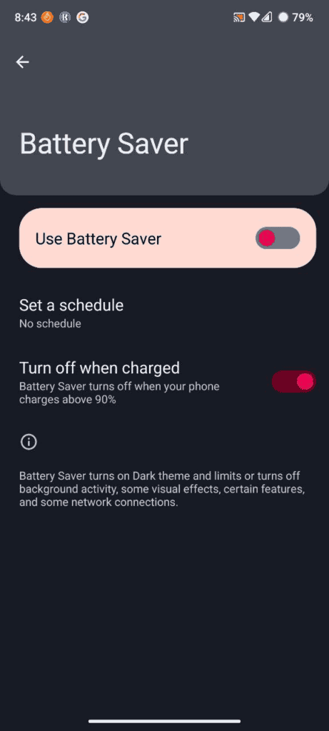 Battery Saver - android battery life