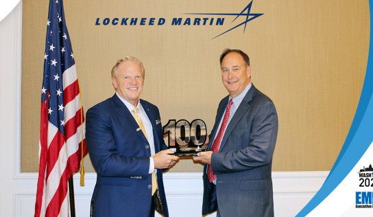 Lockheed Martin Space EVP Robert Lightfoot Receives 2nd Wash100 Award From Executive Mosaic CEO Jim Garrettson