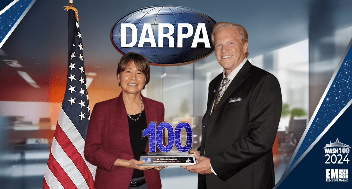 DARPA Director Stefanie Tompkins Accepts 2024 Wash100 Award