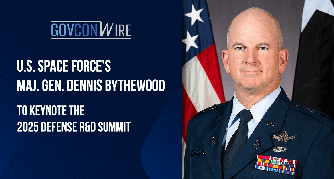 Space Force’s Maj. Gen. Dennis Bythewood to Keynote 2025 Defense R&D Summit