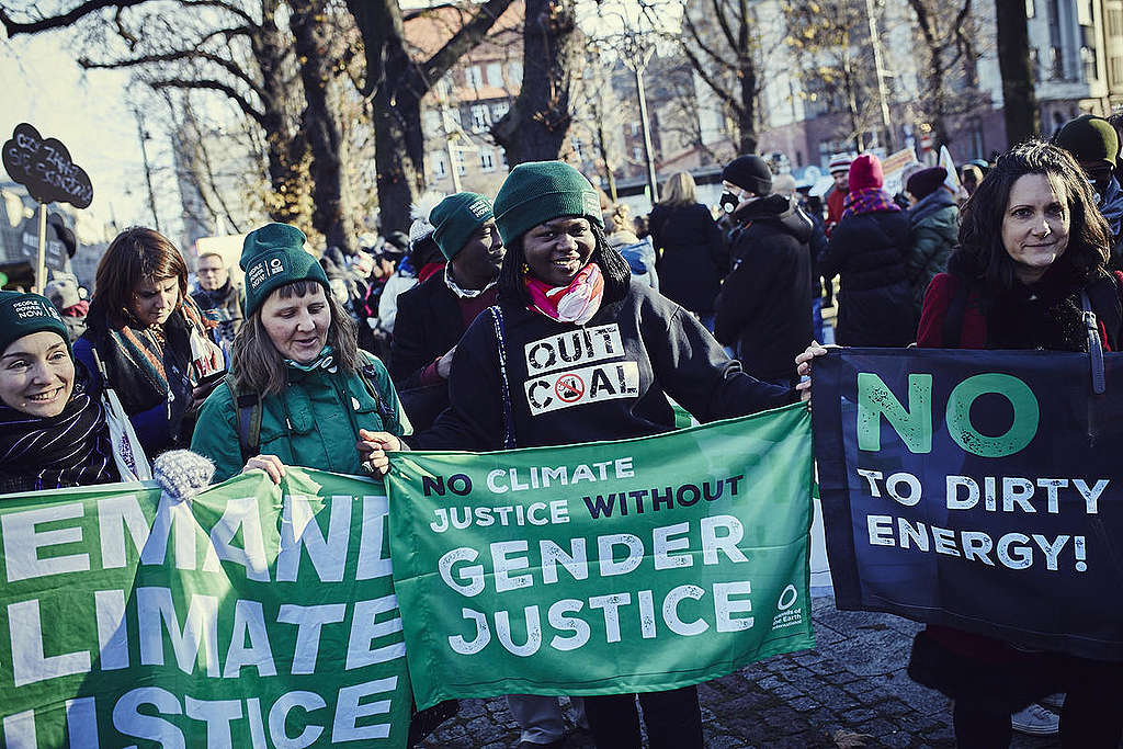 Climate March at COP24 in Poland.