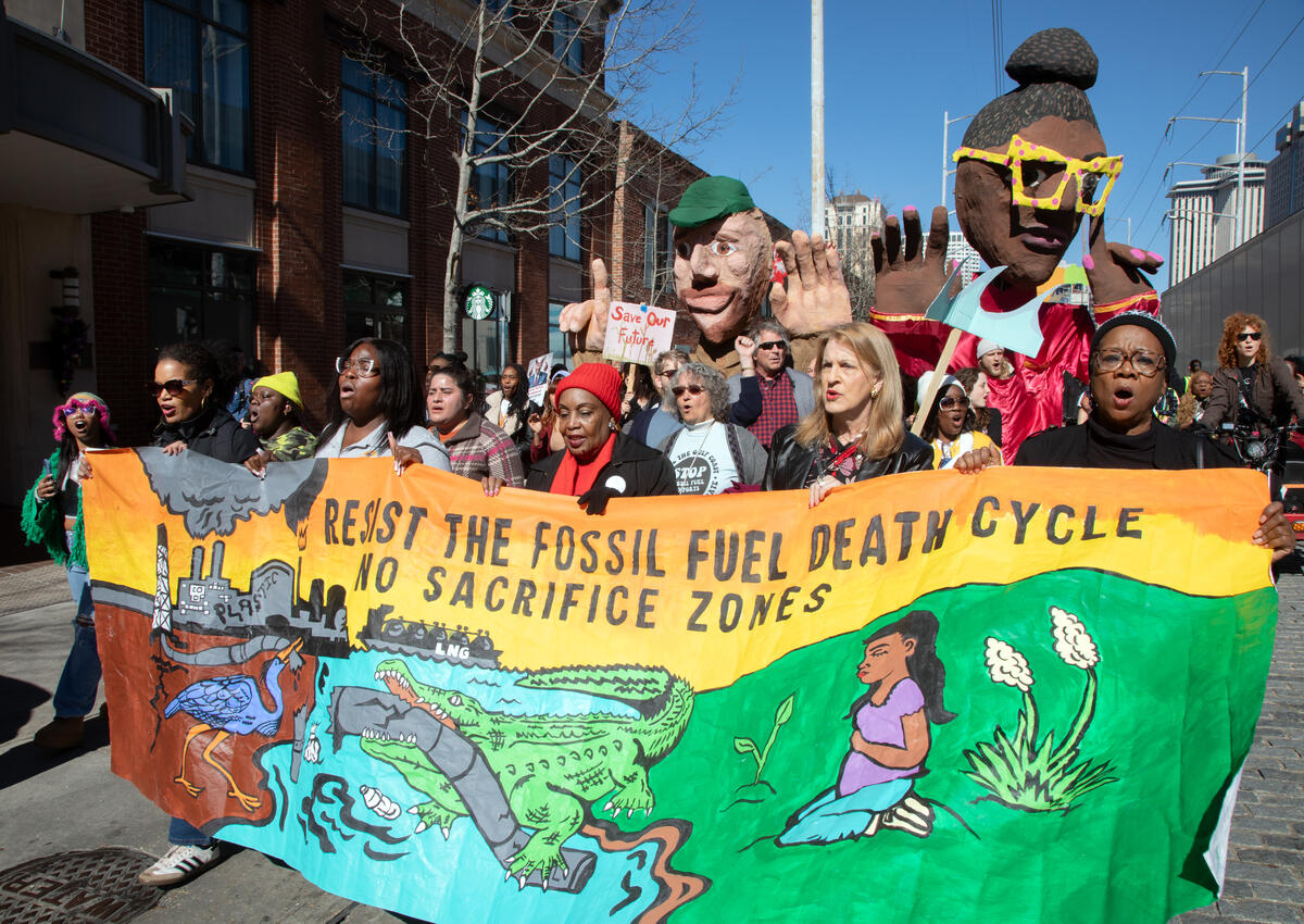 Oil and Gas Conference Protest in New Orleans. © Tim Aubry / Greenpeace