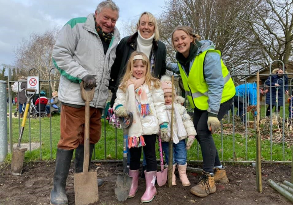 Hornbeam planting Hartham common