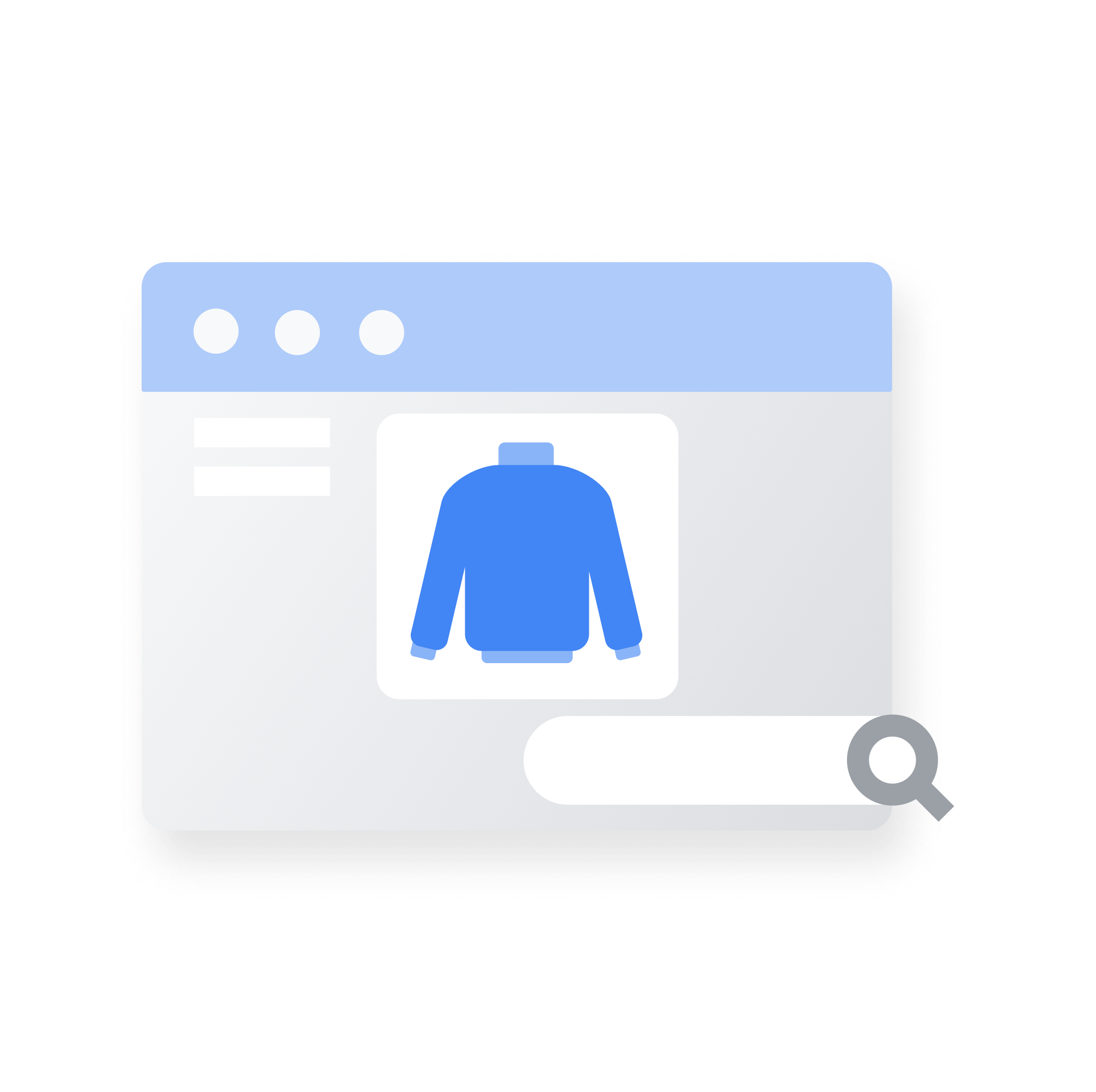 A product page for the sweater being sold in the Google Ad.