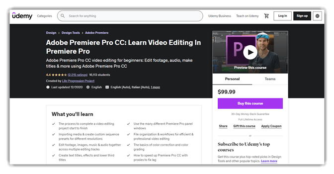 9 Melhor Adobe Premiere Pro Courses (%currentyear%)