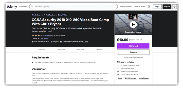 CCNA Security 2019 210-260 Video Boot Camp With Chris Bryant