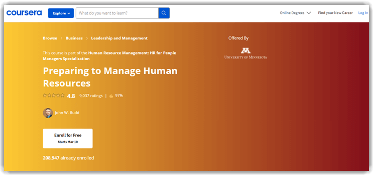 Preparing to Manage Human Resources