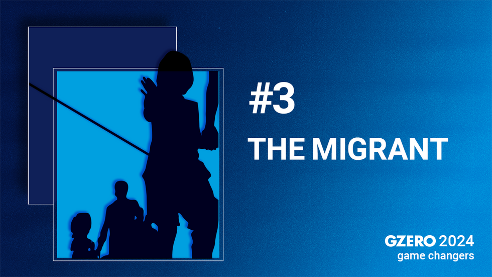 GZERO 2024 game changers | Pictured: #3 The migrant