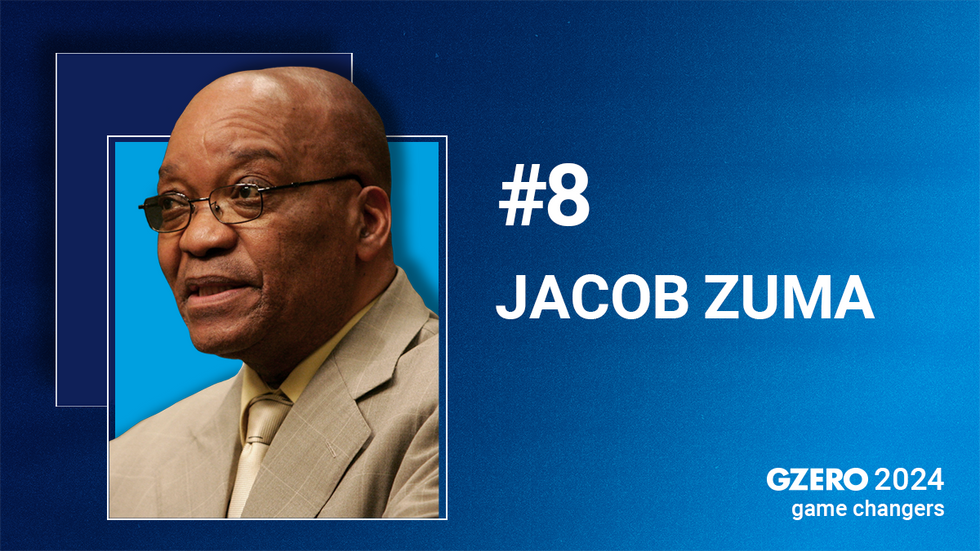 GZERO 2024 game changers | Pictured: #8 Jacob Zuma