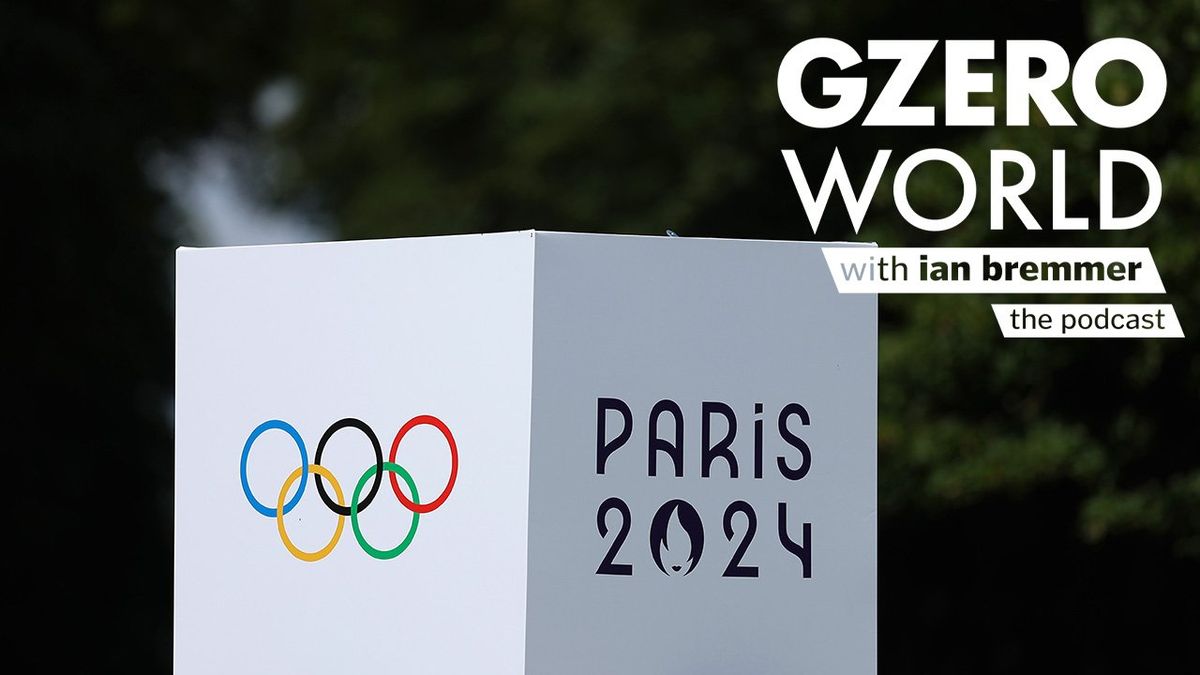 The Olympic rings with Paris 2024 and GZERO World with ian bremmer - the podcast