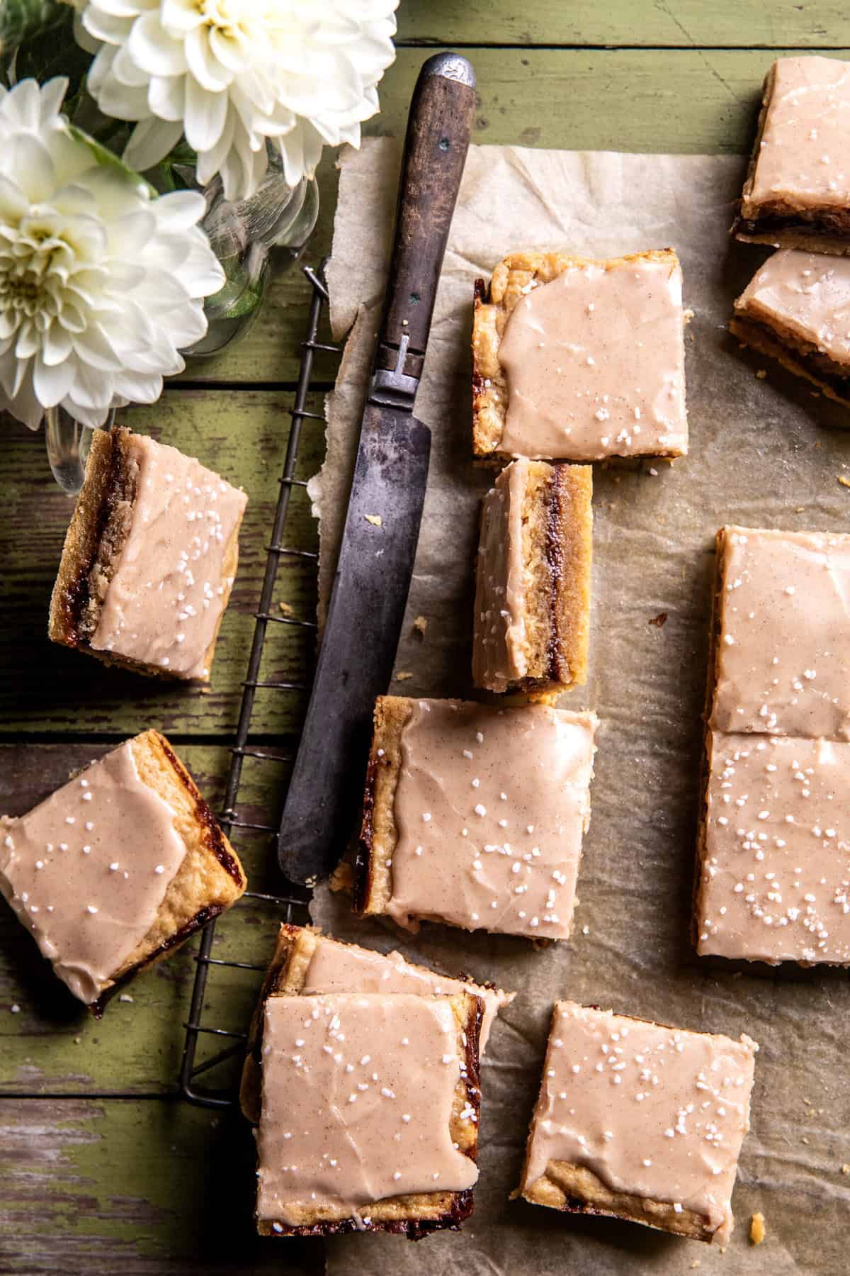 Frosted Brown Sugar Pop Tart Bars | halfbakedharvest.com