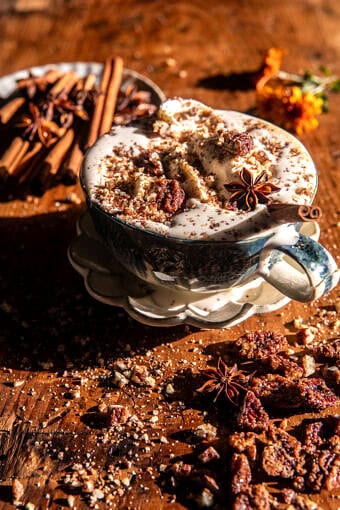 Pumpkin Spice Pecan Latte | halfbakedharvest.com