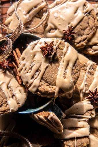 Maple Chai Latte Cookies with Brown Butter Icing | halfbakedharvest.com