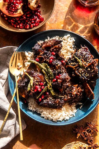 Pomegranate Braised Short Ribs | halfbakedharvest.com