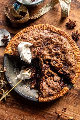 Brown Sugar Maple Pecan Cookie Pie | halfbakedharvest.com