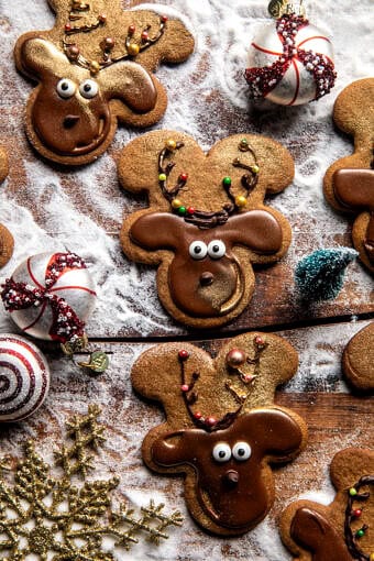 Gingerbread Reindeer Cookies | halfbakedharvest.com