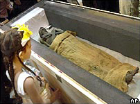 The mummy of Pharaoh Ramses I