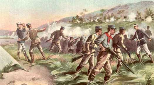 US Marines land on Cuba in 1898