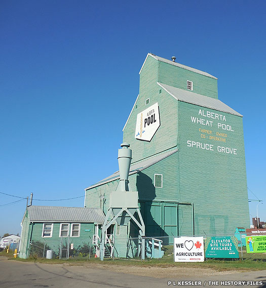 Spruce Grove grain elevator, Alberta, Canada