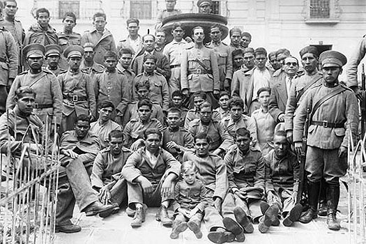 Paraguayan prisoners of war in Quime, Inquisivi province, Bolivia