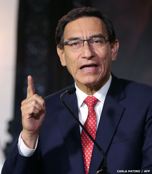 President Martin Vizcarra of Peru