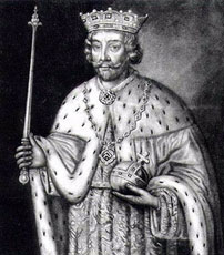 Portrait of Edward II by J Faber