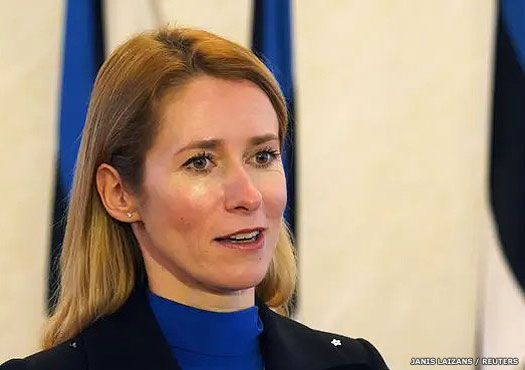 Prime Minister Kaja Kallas of Estonia, 2021