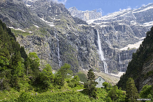 The Pyrenees as seen from the national park on the French side of the border