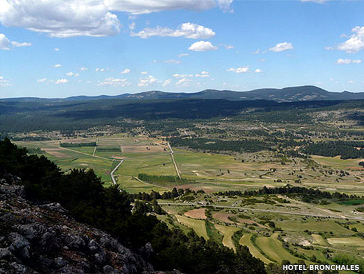 The countryside around Muela de San Juan in Spain