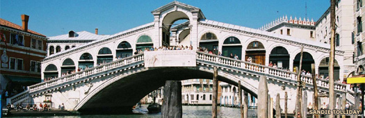 The Rialto Bridge in Venice