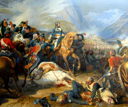 Napoleon at the Battle of Rivoli