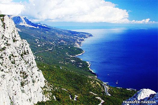 Crimea's southern coast