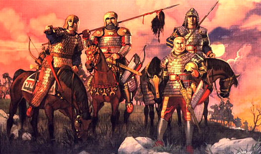 Scythian warriors