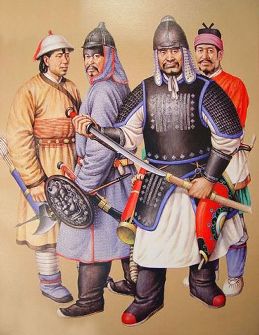 Hsi-Hsia Tatar warriors